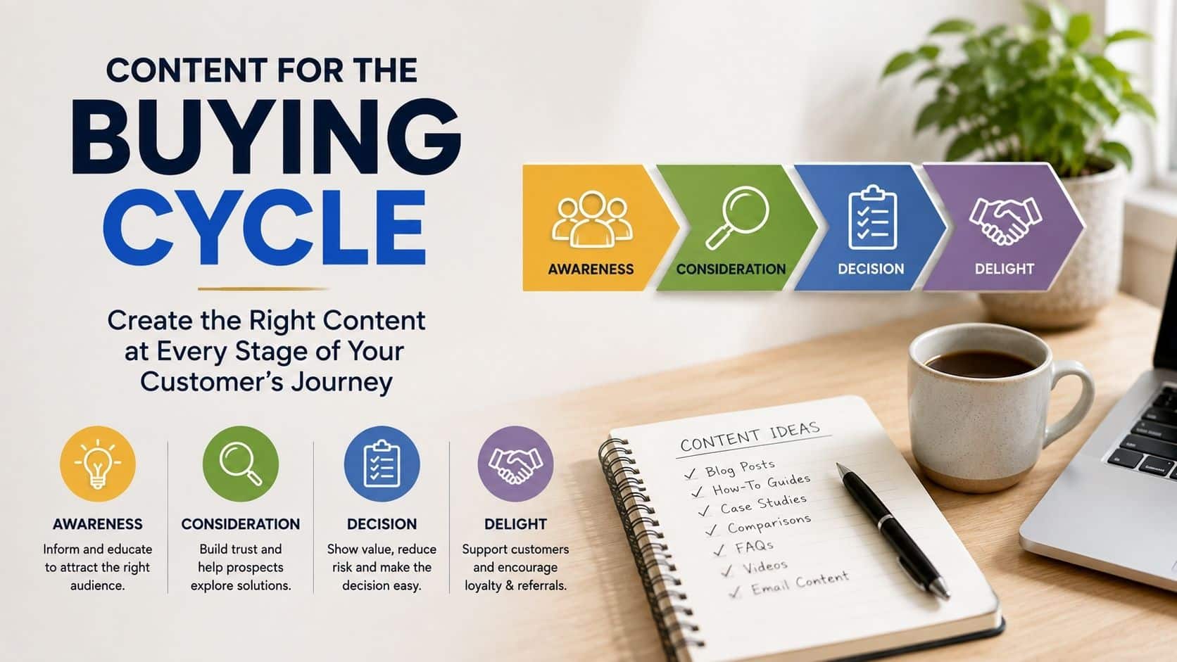 Creating Content for Each Stage of the Buying Cycle